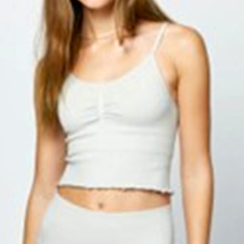 SPIRITUAL GANGSTER Hart Seamless Crop Tank Soft Mist M/L EUC